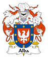 Alba Spanish Coat of Arms Print Alba Spanish Family Crest Print