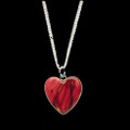 Wee Heart Scotland Heather Small Sterling Silver Pendant