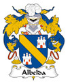 Albelda Spanish Coat of Arms Print Albelda Spanish Family Crest Print