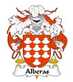 Alberas Spanish Coat of Arms Print Alberas Spanish Family Crest Print