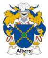 Alberdi Spanish Coat of Arms Large Print Alberdi Spanish Family Crest