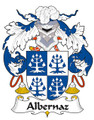 Albernaz Spanish Coat of Arms Print Albernaz Spanish Family Crest Print