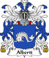 Alberti Italian Coat of Arms Print Alberti Italian Family Crest Print