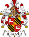 Albrecht German Coat of Arms Print Albrecht German Family Crest Print