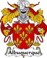 Albuquerque Spanish Coat of Arms Large Print Albuquerque Spanish Family Crest