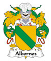 Albornoz Spanish Coat of Arms Print Albornoz Spanish Family Crest Print