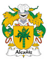 Alcaniz Spanish Coat of Arms Large Print Alcaniz Spanish Family Crest