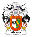 Alcocer Spanish Coat of Arms Print Alcocer Spanish Family Crest Print