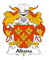 Aldana Spanish Coat of Arms Print Aldana Spanish Family Crest Print