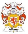 Alfonso Spanish Coat of Arms Large Print Alfonso Spanish Family Crest