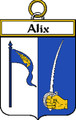 Alix French Coat of Arms Print Alix French Family Crest Print