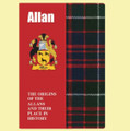 Allan Coat Of Arms History Scottish Family Name Origins Mini Book