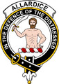 Allardice Clan Badge Large Print Allardice Scottish Clan Crest Badge