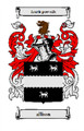 Allison Coat of Arms Surname Print Allison Family Crest Print