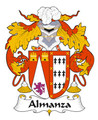 Almanza Spanish Coat of Arms Print Almanza Spanish Family Crest Print