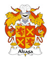 Alzaga Spanish Coat of Arms Large Print Alzaga Spanish Family Crest