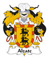Alzate Spanish Coat of Arms Print Alzate Spanish Family Crest Print