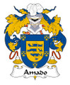 Amado Spanish Coat of Arms Print Amado Spanish Family Crest Print
