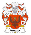 Amaya Spanish Coat of Arms Large Print Amaya Spanish Family Crest