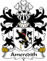 Ameredith Welsh Coat of Arms Print Ameredith Welsh Family Crest Print