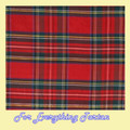 Royal Stewart Clan Tartan Polycotton Fabric Rectangular Tablecloth 70 inches x 1