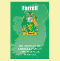 Farrell Coat Of Arms History Irish Family Name Origins Mini Book