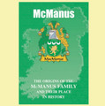 McManus Coat Of Arms History Irish Family Name Origins Mini Book