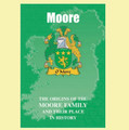 Moore Coat Of Arms History Irish Family Name Origins Mini Book