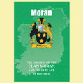 Moran Coat Of Arms History Irish Family Name Origins Mini Book