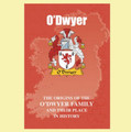 O'Dwyer Coat Of Arms History Irish Family Name Origins Mini Book