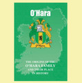 O'Hara Coat Of Arms History Irish Family Name Origins Mini Book