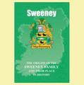 Sweeney Coat Of Arms History Irish Family Name Origins Mini Book
