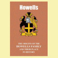 Howells Coat Of Arms History Welsh Family Name Origins Mini Book