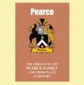 Pearce Coat Of Arms History Welsh Family Name Origins Mini Book