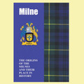 Milne Coat Of Arms History Scottish Family Name Origins Mini Book