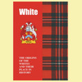 White Coat Of Arms History Scottish Family Name Origins Mini Book