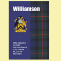 Williamson Coat Of Arms History Scottish Family Name Origins Mini Book