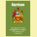 Harrison Coat Of Arms History English Family Name Origins Mini Book