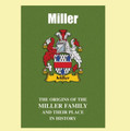 Miller Coat Of Arms History English Family Name Origins Mini Book
