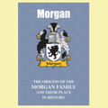 Morgan Coat Of Arms History English Family Name Origins Mini Book