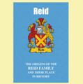 Reid Coat Of Arms History English Family Name Origins Mini Book