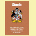 Steele Coat Of Arms History English Family Name Origins Mini Book