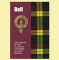 Bell Clan Badge History Scottish Family Name Origins Mini Book