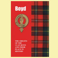 Boyd Clan Badge History Scottish Family Name Origins Mini Book