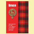 Bruce Clan Badge History Scottish Family Name Origins Mini Book