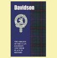 Davidson Clan Badge History Scottish Family Name Origins Mini Book