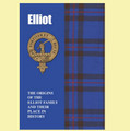 Elliot Clan Badge History Scottish Family Name Origins Mini Book