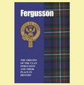 Fergusson Clan Badge History Scottish Family Name Origins Mini Book