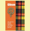Gibson Clan Badge History Scottish Family Name Origins Mini Book