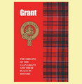 Grant Clan Badge History Scottish Family Name Origins Mini Book